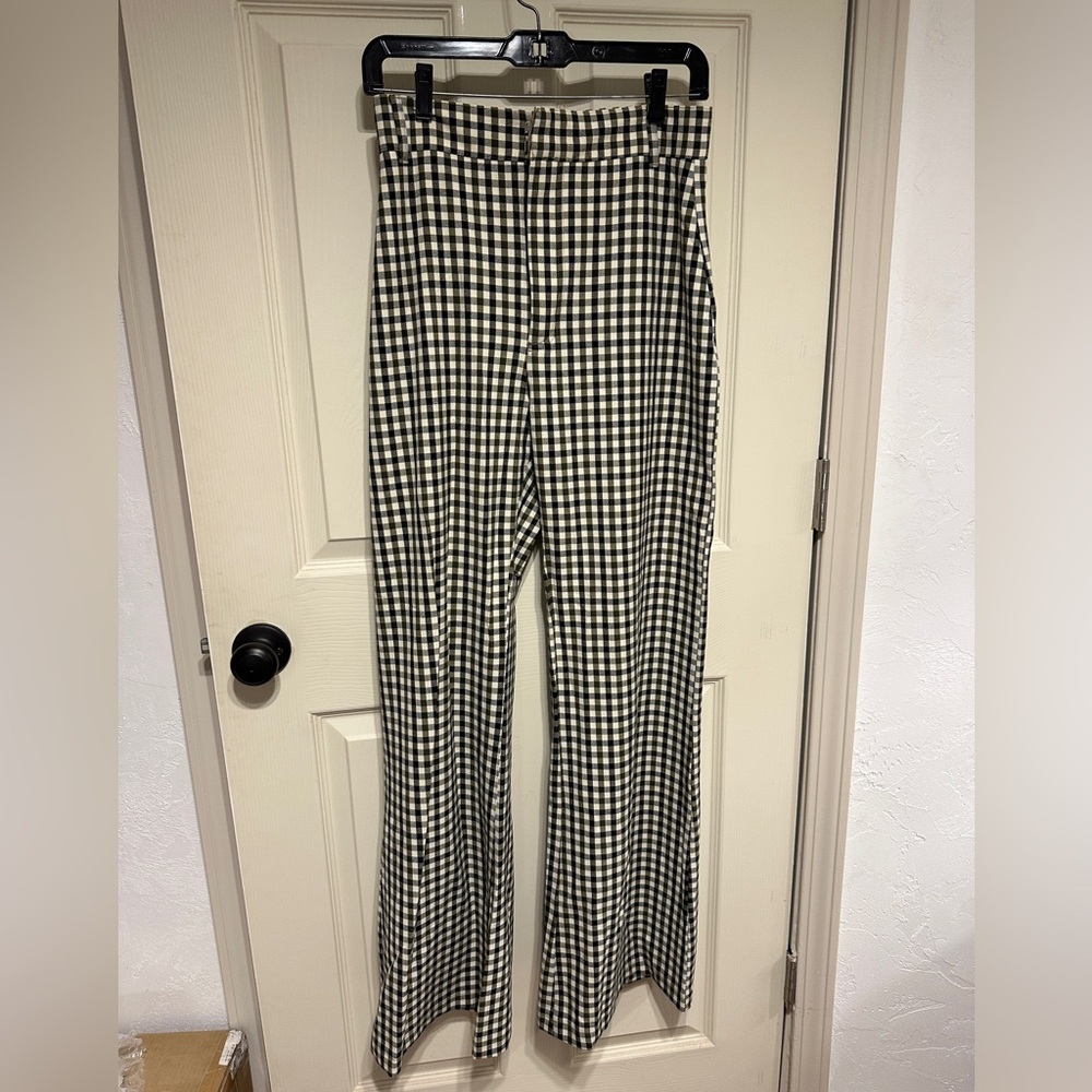 Free People Plaid Jules Pants - Picture 4 of 6